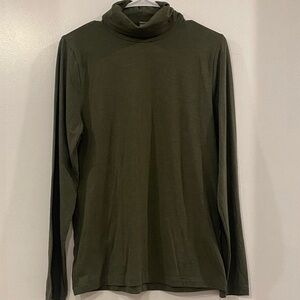 J. Crew Factory Olive Turtleneck